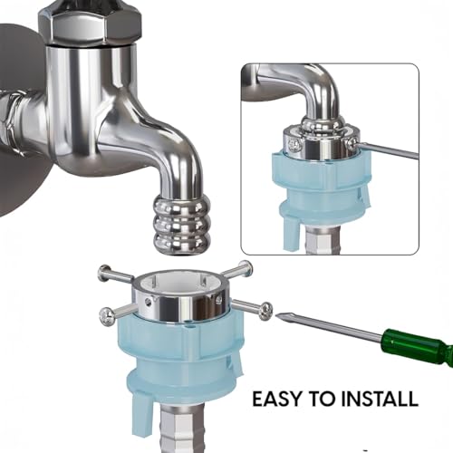 Image of Sparsh Pearl 1.5 Meter Fully Automatic Washing Machine Inlet Pipe with Universal Tap Connector | Hot & Cold Water Washing Machine Pipe Inlet | Leak-Proof, Burst-Proof & Anti-Kink Design