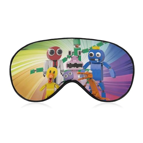 レインボーフレンズ アイマスク 睡眠用アイマスク 遮光率99.99%以上 目隠し シルク アイピロ 眼罩 睡眠グッズ 快眠 安眠 圧迫感なし 通気性