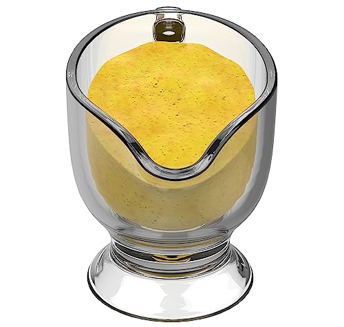 Rondure 2 PACK, 7.5 OZ Gravy Boat - 2 Pack 7 Oz Classic Glass Gravy Sauce Dish thumb #6
