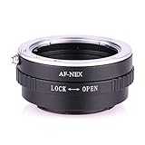  ICOBES AF-NEX-Mount-Adapter, for Alpha for Minolta AF-Objektiv for Sony E-Mount NEX A7 A7R NEX-5T NEX7 A5000 A6000 A6300 A6500 A3500