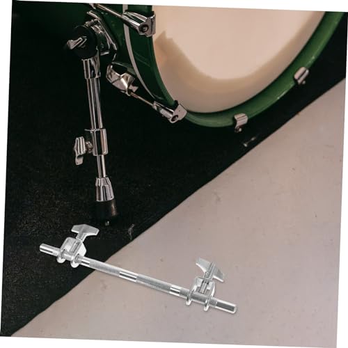 Soporte para cowbell de batería, abrazadera ajustable fácil, soporte para cowbell miniatura 4