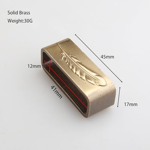 Soild Brass Belt Loop-1.6"(40mm) for 1.5"(38mm) Belt image 5