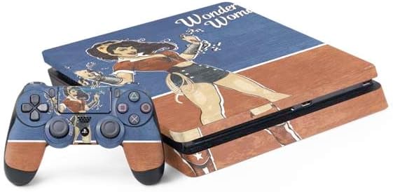 Skinit Decal Gaming Skin Compatible with PS4 Slim Bundle - Officially Licensed DC Comics Bombshells Poison Ivy Design