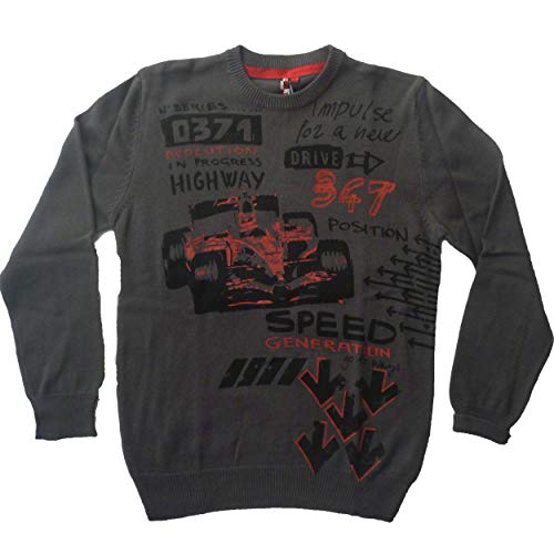 Jersey de punto gris Losan para niño ropa de abrigo juvenil talla 8