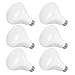 SHINE HAI 75W Equivalent BR30 LED Light Bulbs, 800 Lumens, 5000K Daylight White, E26, Non-dimmable, UL Listed Flood Lighting, 6-Pack