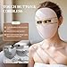 LED Face Mask Light Therapy, FSA Red Light Therapy for Face Wrinkle, Blue Light Therapy Mask for Face Acne, Rechargeable
