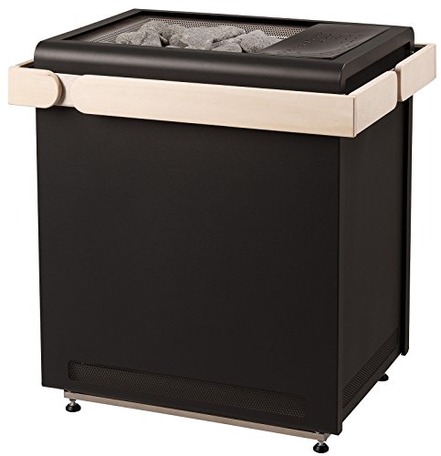 Sentiotec Saunaofen Sauna Concept R Combiofen black 10.5 KW mit Ofenreling Espe