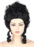 Topcosplay Perücke Damen Bienenstock Perücke Vintage Barock blond Locken