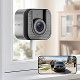 xmartO 2K Window Security Camera, WiFi 6 Dual-Band, No-Drill Indoor Install