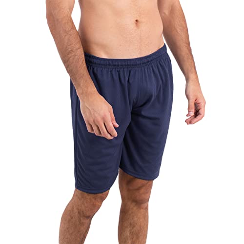 Kit 3 Bermudas Novastreet Shorts Dry Fit Treino - Premium (P, Preto, Cinza, Azul)