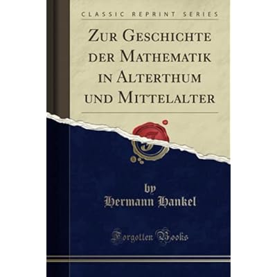 Zur Geschichte der Mathematik in Alterthum und Mittelalter