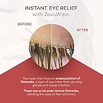 Zocuwipe Eyelid Wipes with Natural Okra Complex - Eyelid Cleanser and Moisturizer Pads for Irritated, Red Eyes from Dry Eye, Blepharitis 30ct - Image 4