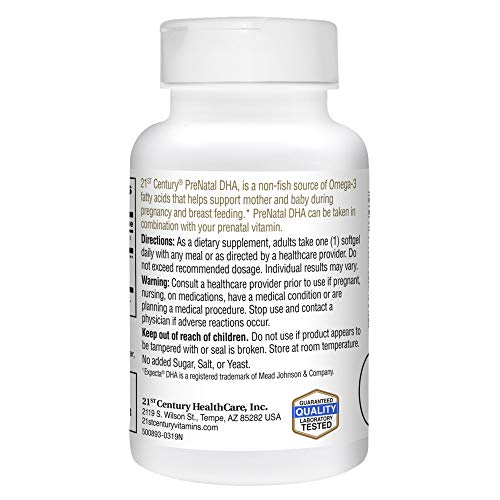21St Century Prenatal Dha Softgels, 30 Count #TOP5