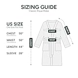 Lacoste - Albornoz de baño clásico de piqué de 100% algodón,...