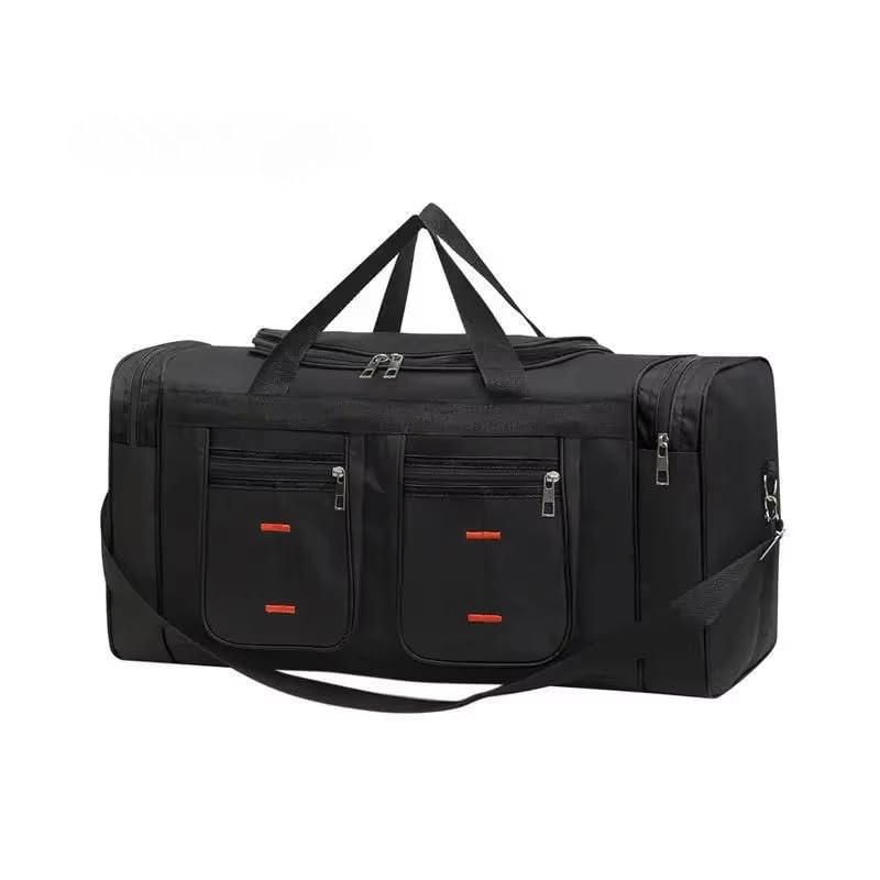 Bolsa de Viagem Grande 70 L em Nylon Oxford com Alça Ajustável para Mala de Mão Férias e Bagagem
