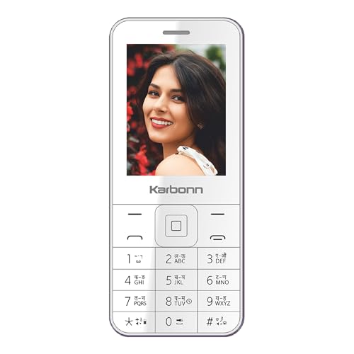 Image of Karbonn KPhone1 Dual GSM SIM KEYPAD Mobile 6.1cm(2.4) Bright Screen Expandable Memory up to 32 GB 1000 Phonebook Soft Purple