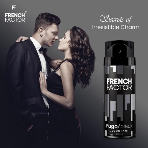 Image of Unlock Confidence with The French Factor Fugo Black Body Spray for Men - Long Lasting Fragrance - 150ml