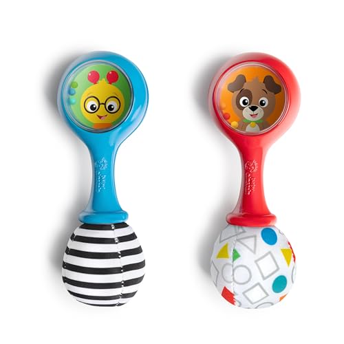 Baby Einstein, Juguete Instrumento Maracas Shake & Groove, Estimula el Ritmo y el Desarrollo Sensorial, A Partir de 3 Meses, Juguete Musical Unisex Baby Einstein, Juguete Instrumento Maracas Shake & Groove, Estimula el Ritmo y el Desarrollo Sensorial, A Partir de 3 Meses, Juguete Musical Unisex