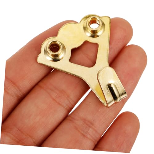 Image of 120pcs Heavy Duty Picture Frame Hooks Elegant Hanging Hardware Kit for Wall Art Photos Supports Heavy Frames for Home Office Decoration