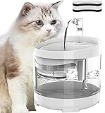 【Distribución perfecta del agua】El dispensador de agua simula el flujo de un grifo que atrae a los animales. Los diferentes grifos tienen un diseño único de agua del grifo (salto / grifería) que se puede ajustar según las preferencias de tu mascota. Los arroyos que caen libremente y los colores brillantes atraen a las mascotas a beber más agua