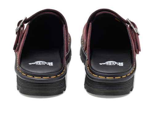 Image of Dr. Martens Unisex Zeb Zag Mule Cherry Red Men 8 /Women 9 Medium
