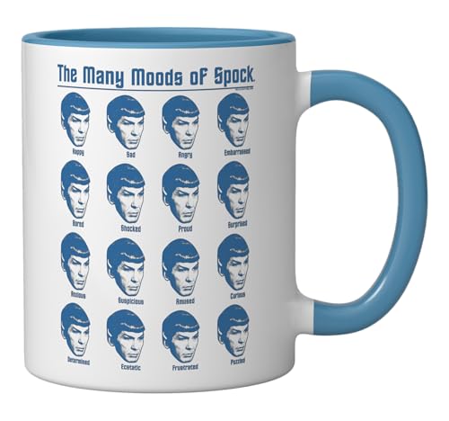 Taza de cerámica Star Trek Many Moods of Spock 11 oz miniatura 2