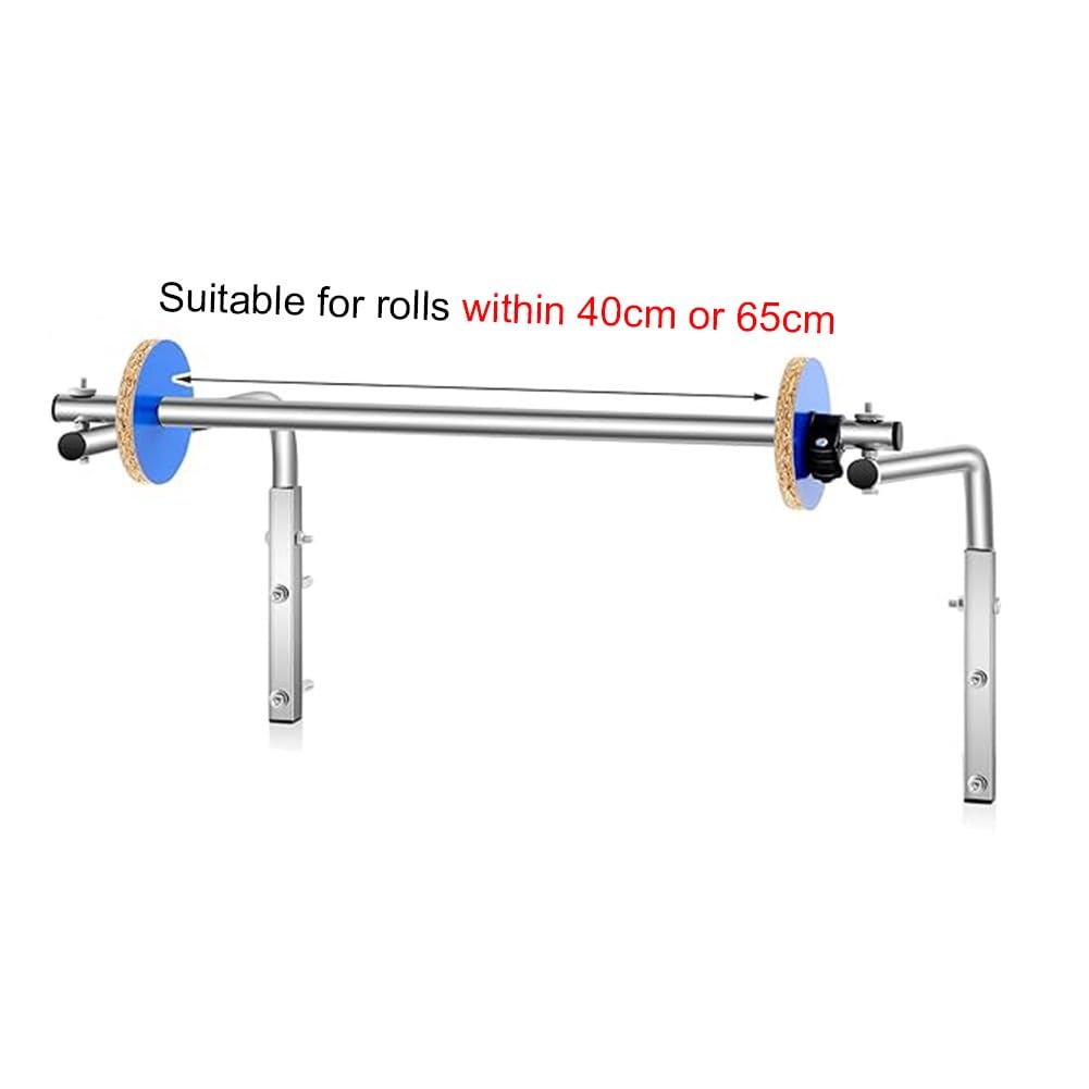 Supporto da parete per dispenser di rotolo di pluriball, rack per imballaggio con pellicola a bolle, supporto per imballaggio a bolle per magazzino, ufficio, sala spedizioni