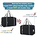 Narwey 20L Ryanair Handgepäck 40x30x20, Klein Sporttasche Faltbare Reisetasche Handgepäck Tasche Flugzeug für Damen, Travel Bag Weekender Herren (Schwarz)