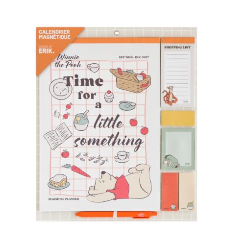 Grupo Erik | Calendrier Frigo 2026 2027 Aimanté Winnie L'Ourson