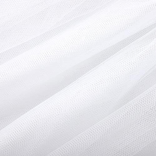 4 Corner Post Bed Canopy, Luxury Princess Net, 3 Side Openings Post Bed Curtain Canopy Bedding Netting Bed Tent Net for Single Bed/Double Bed/King-Size Bed(L)