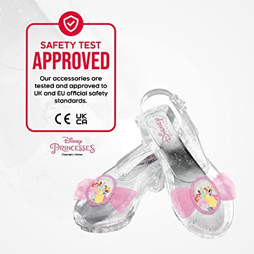 Disney Official Premium Kids Fairy Tale Princess Shoes, Princess Dress Up for Girls Size 12 - Size Adjustable with Ankle Strap - Image 5