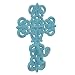 Produktbild Stonebriar Decorative Cast Iron Fleur De Lis Wall Cross with Wall Hook, Vintage Home Decor, Antique Wall Hook for Coats, Hats, Handbags, Keys, and More