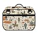 Tiasarato Mini Tote Diaper Bag Crossbody for Baby Boy Stroller Caddy Organizer Storage Bin for Diapers with Hook and Loop Cowboy Horse Print Mommy Bag