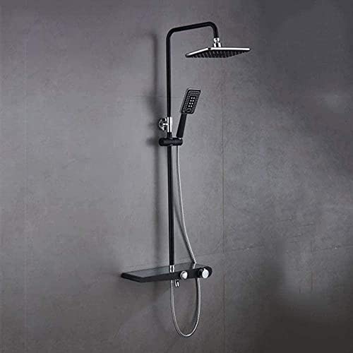 Système de douche pour rénovation salle de bain avec colonne cuivre 3 vitesses