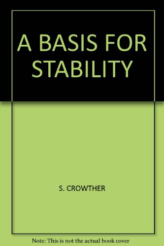 A Basis for Stability B000WV7QFO Book Cover