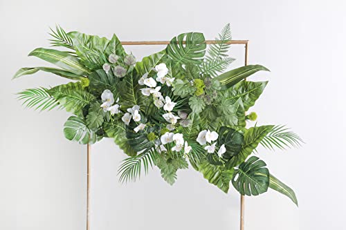 Serra Flora Artificial Greenery Spray Box Set(Pack Of 53Pcs) With 6 Kinds Of Golden Green Filler For Wedding Bouquet Table Centerpieces And Floral Arrangement (Palm Leaves) #TOP5