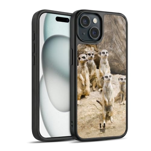 Coque gel iPhone 15 suricates pour protéger son téléphone avec style