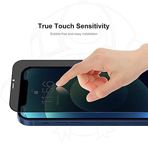 Privacy Anti Spy Screen Protector for iPhone 11 / XR - Genuine Tempered Glass Edition - Screen Guard Cover Compatible with iPhone 11 / XR 6.1 inch
