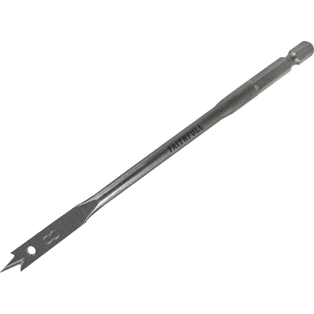 Faithfull FAIFB08E Flat Bit - 8mm
