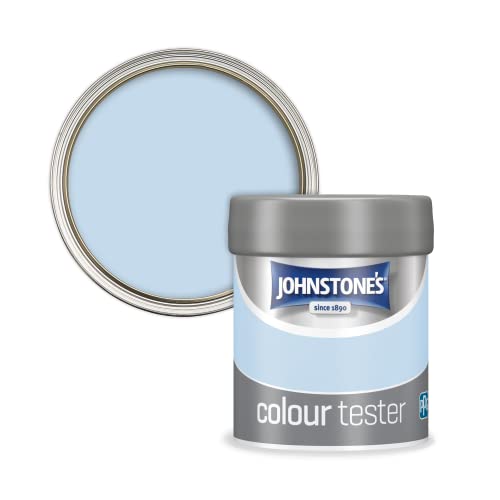 Johnstone's Blue Horizon Wall & Ceiling Paint Tester Pot - Emulsion - Easy to Apply - Dry in 1-2 Hours - 75ml