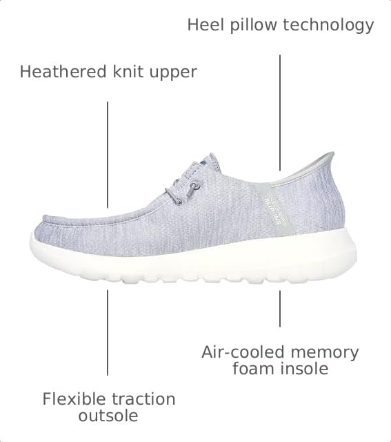 Image of Skechers Men's Slip-Ins: Go Walk Max Free Hands | Hands Free Slip-Ins, Air-Cooled Goga Mat Insole, 5-Gen Cushioning, Machine Washable, Vegan