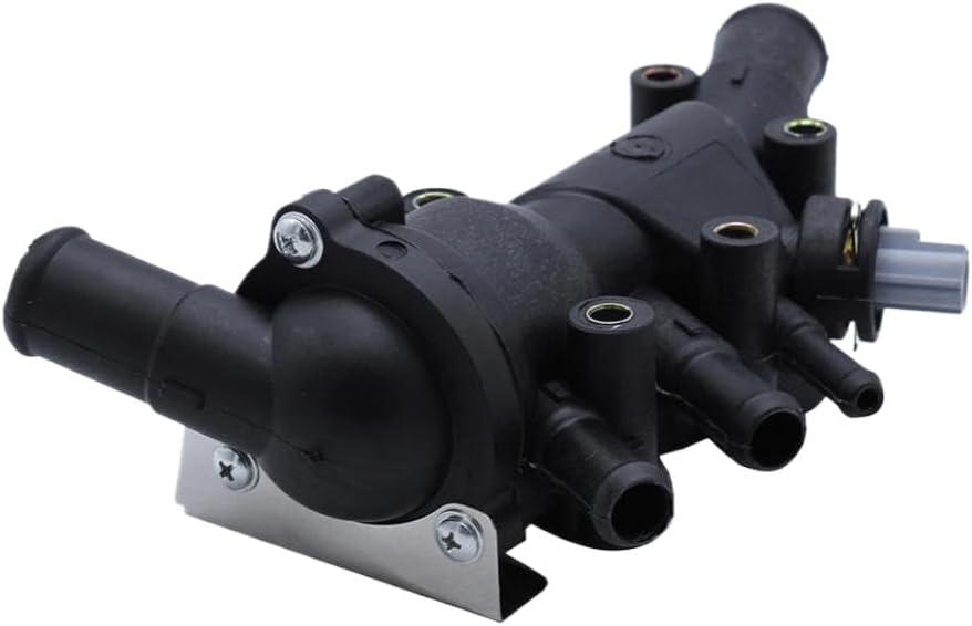 Engine Coolant Thermostat Housing Compatible with Ka 2003-2008 Replacement Part XS6E8A586AH