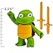 Teenage Mutant Ninja Turtles 83290 Turtle Tots Action Figure 2-Pack Featuring Leonardo and Donatello. Ideal Present for Boys 4 to 7 Years and TMNT Fans