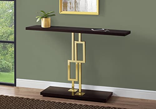 Monarch Specialties I Accent Table, Cappuccino #TOP1