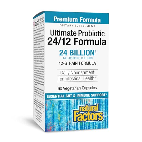 Natural Factors Ultimate Probiotic 24/12 Formula - Digestive Health Support