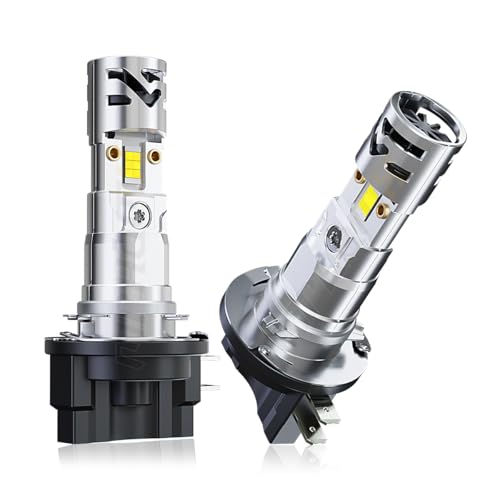 XWQHJW H11B Lights 1:1 Design White Fog Light H8B H9B IP68 Waterproof for Off Road Use No Flicker Pack of 2