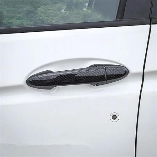 Embellecedor de coche premium para manijas de Fit Jazz 2014-2020 estilo carbono 2