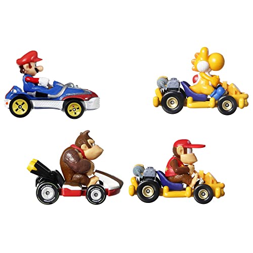 Hot Wheels Mario Kart Pack 4 véhicules - vue 3