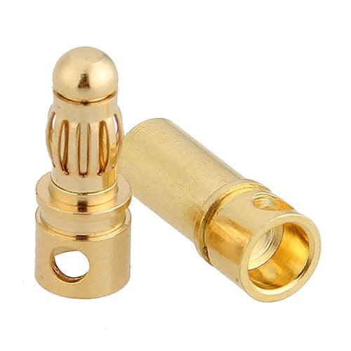 TOOGOO(R) 10 Paia Connettori Spine Giallo a Banana...