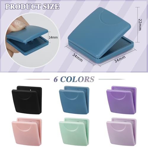 Image of Magnetic Clips 18 Pack Colorful Fridge Magnet for Refrigerator, Whiteboard, Photo Display, Office, School, Home-6 Colors
